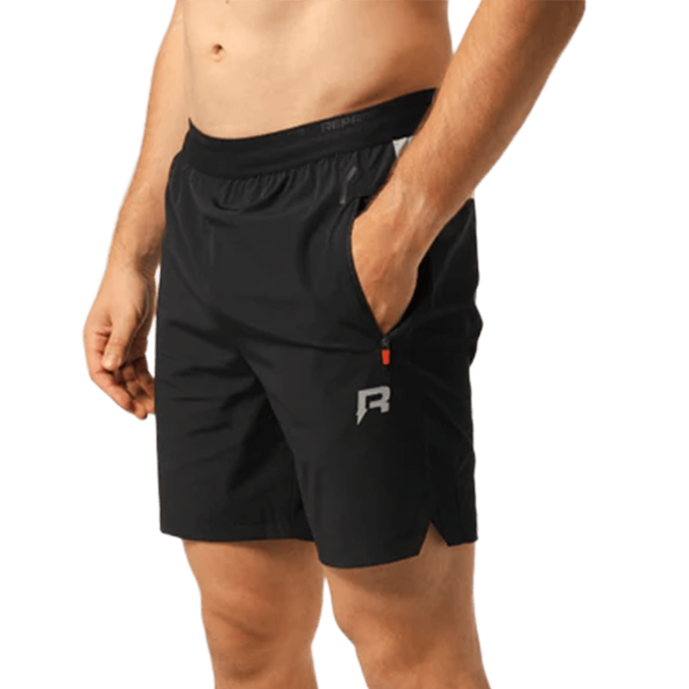 Reprimo Xcelerate Shorts 'Black Greylight' — XXS — Front View