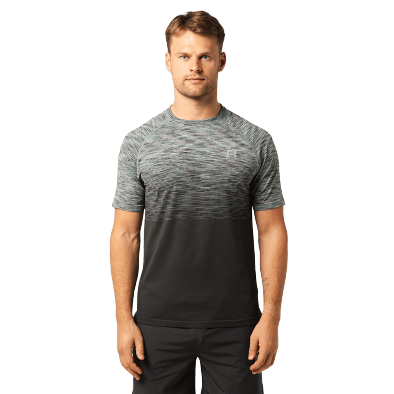 Reprimo Axis T-Shirt 'Lagoon Black Sand' — XXS — Front View