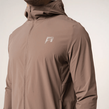 Reprimo Helix Windbreaker Jacket 'Iron' — XXS — Back View