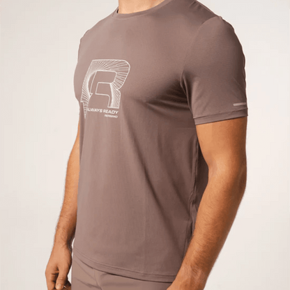 Reprimo Helix T-Shirt 'Iron' — XXS — Back View