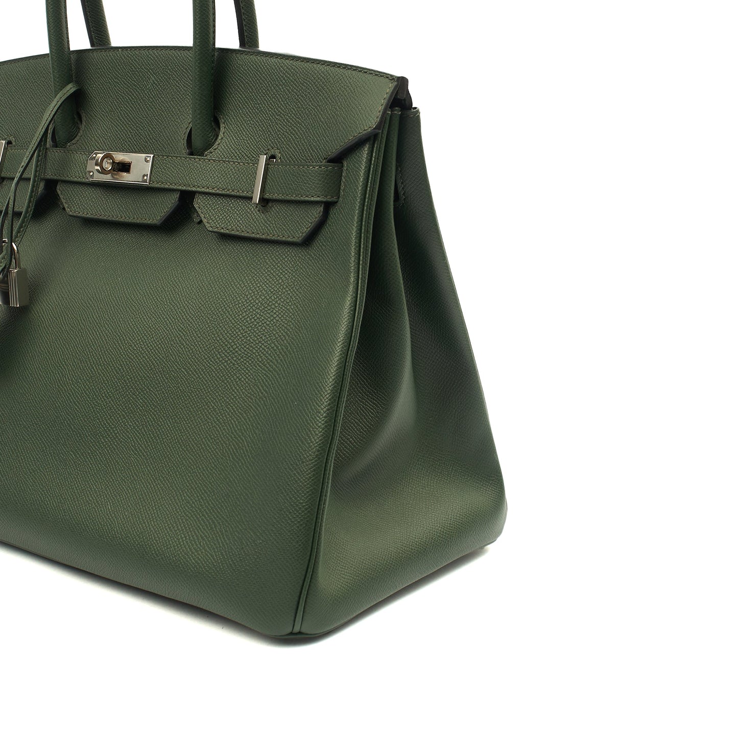 Hermes Tote Birkin 35 in Vert Anglaise, Epsom Leather — Alternate View 31