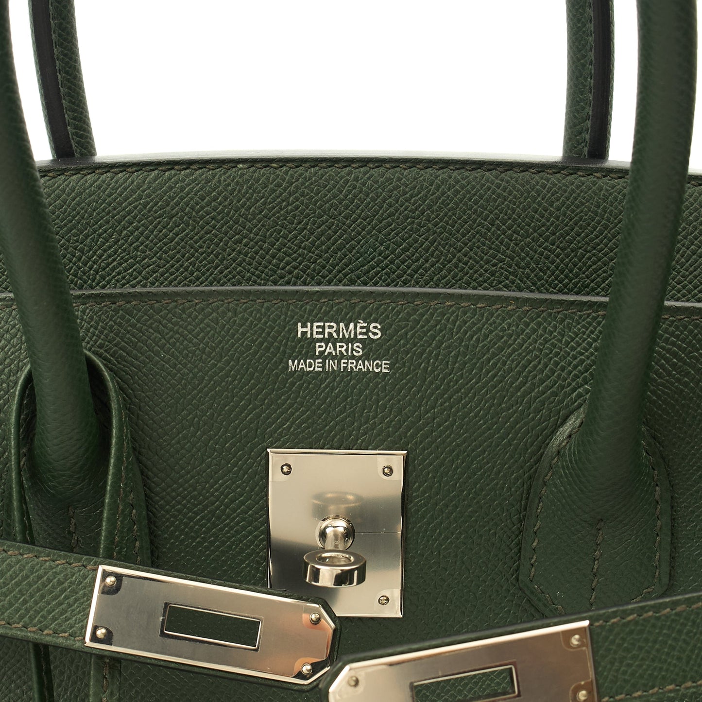 Hermes Tote Birkin 35 in Vert Anglaise, Epsom Leather — Alternate View 36