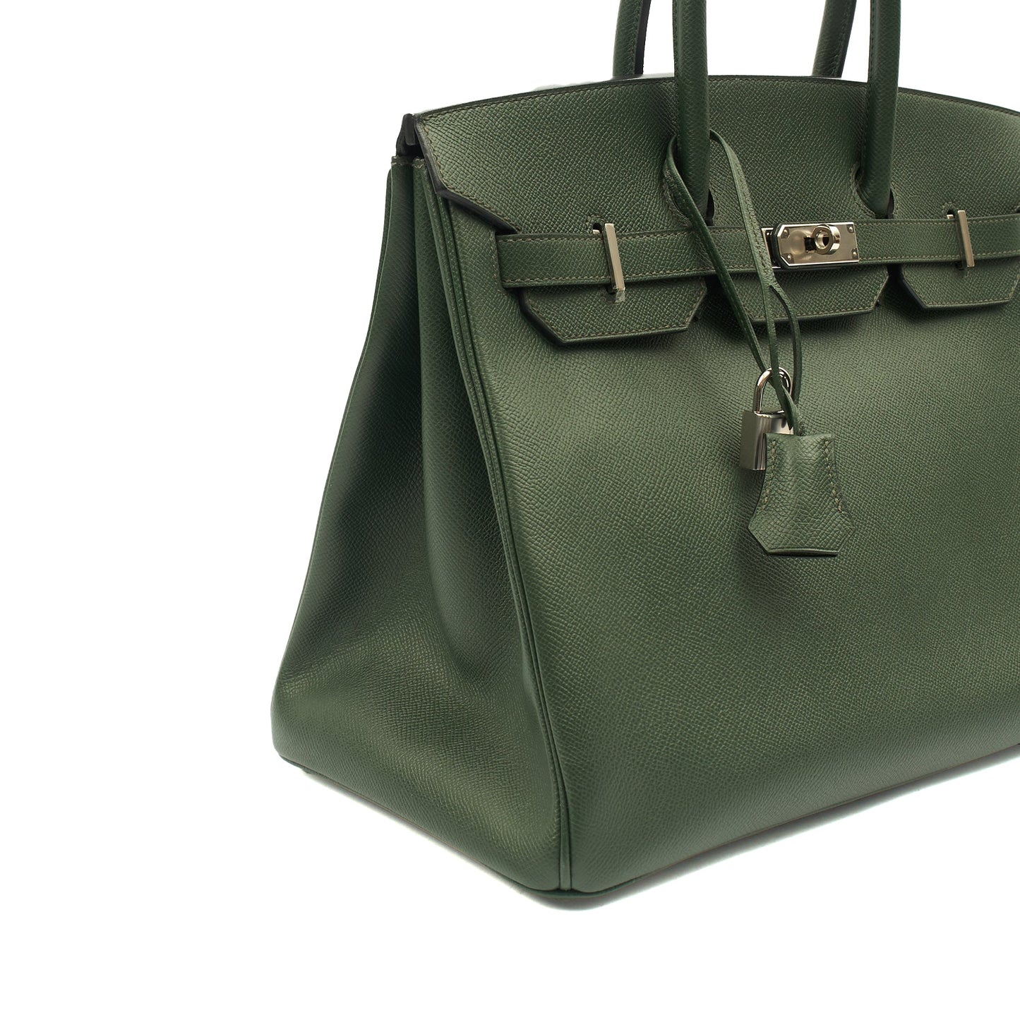 Hermes Tote Birkin 35 in Vert Anglaise, Epsom Leather — Alternate View 33