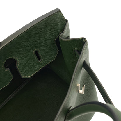 Hermes Tote Birkin 35 in Vert Anglaise, Epsom Leather — Alternate View 39