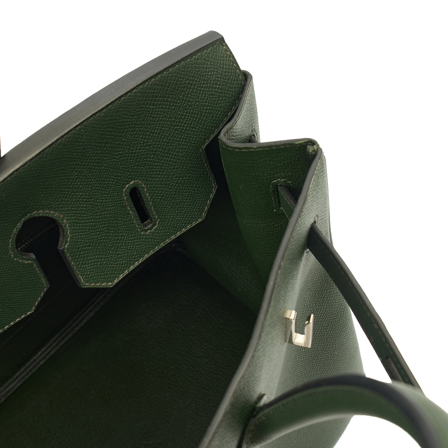 Hermes Tote Birkin 35 in Vert Anglaise, Epsom Leather — Alternate View 26