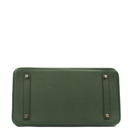Hermes Tote Birkin 35 in Vert Anglaise, Epsom Leather — Alternate View 17
