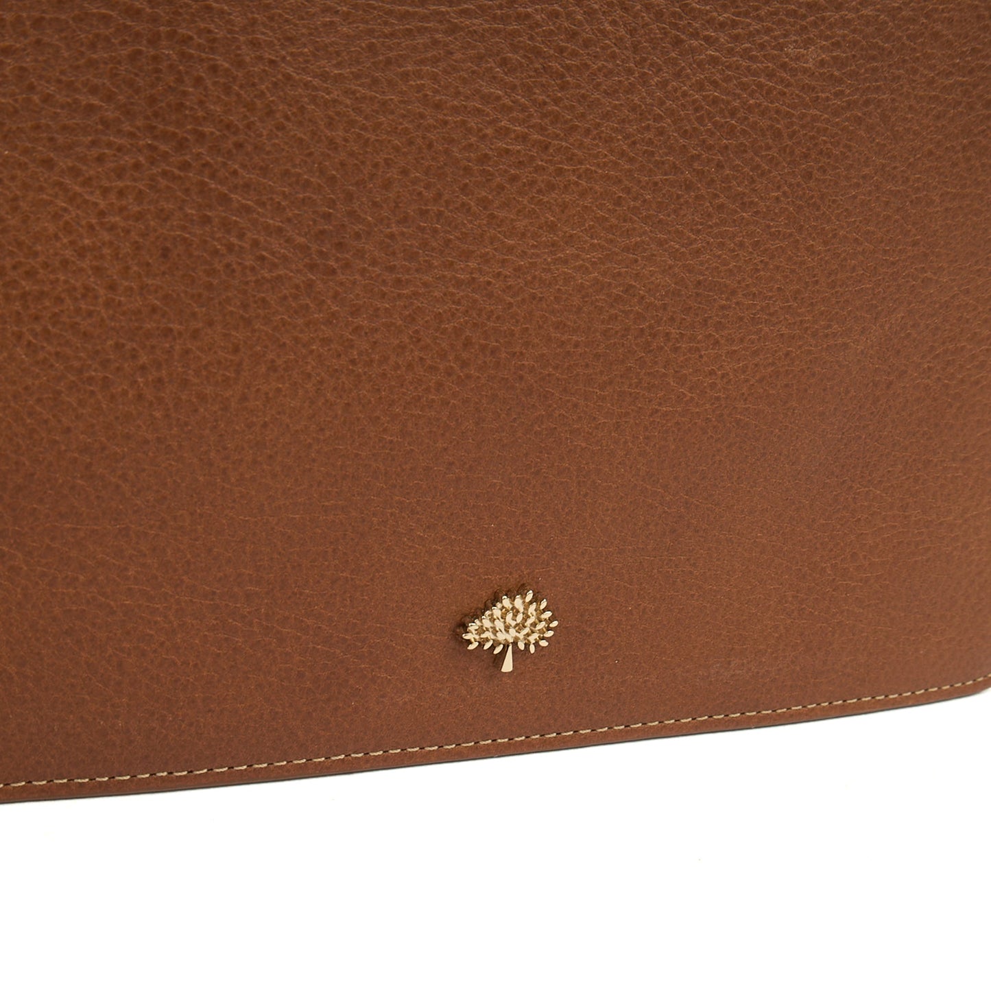 Mulberry Clutch Pouch in Oak, Calfskin Leather — Alternate View 12