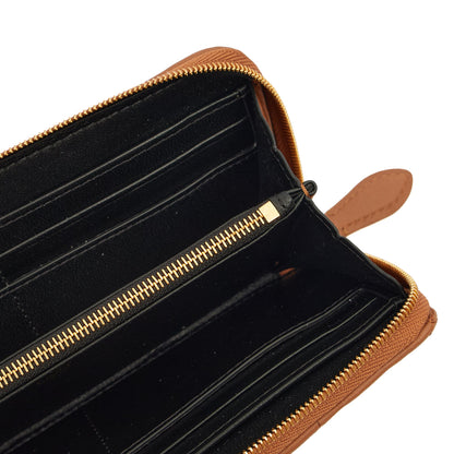 Mulberry Wallet Wallet in Oak, Calfskin Leather — Detail View