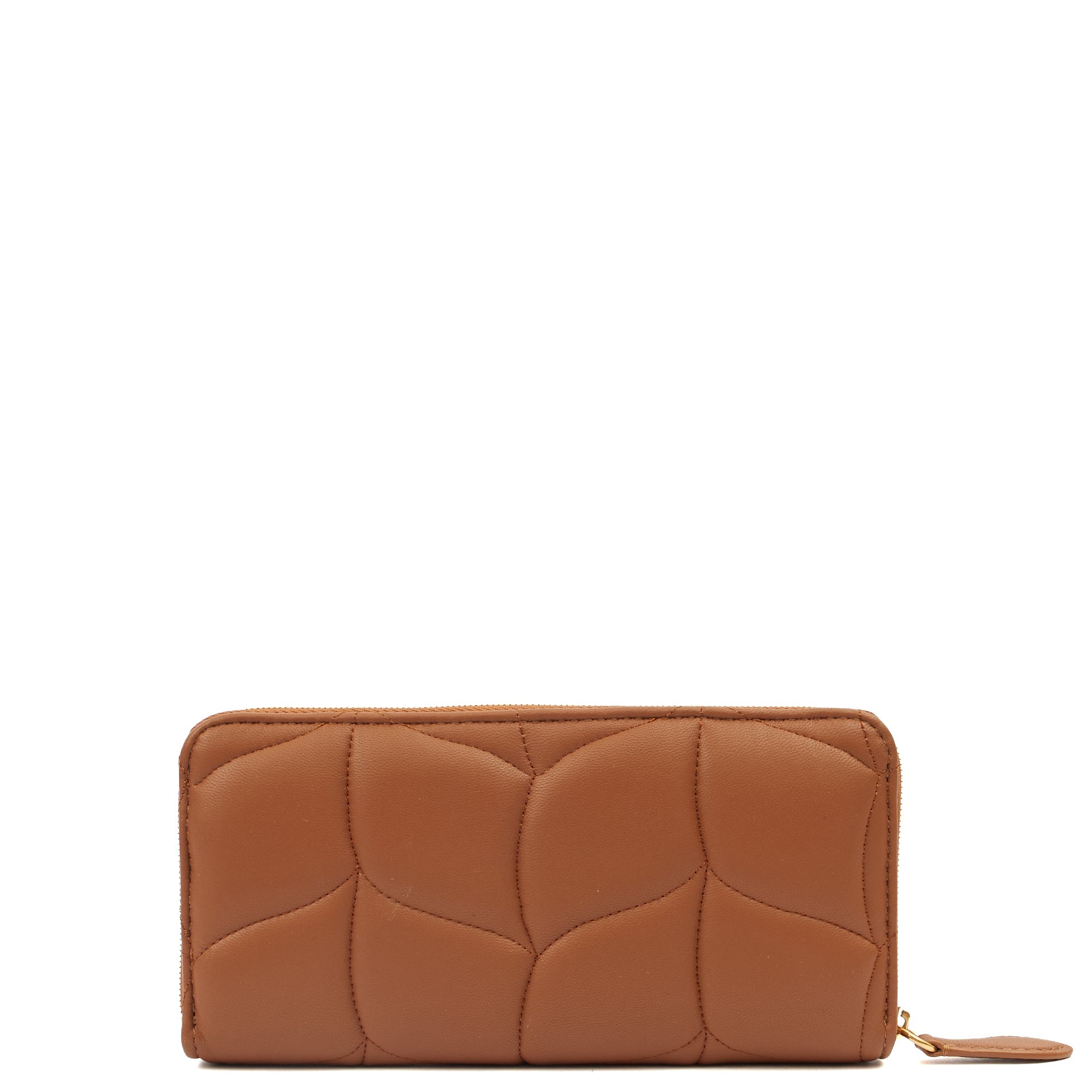 Mulberry Wallet Wallet in Oak, Calfskin Leather — Back View
