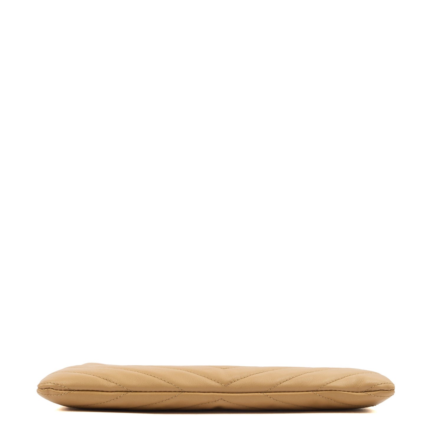 Saint Laurent Clutch Monogram Pouch A5 in Neutral, Leather — Alternate View 11