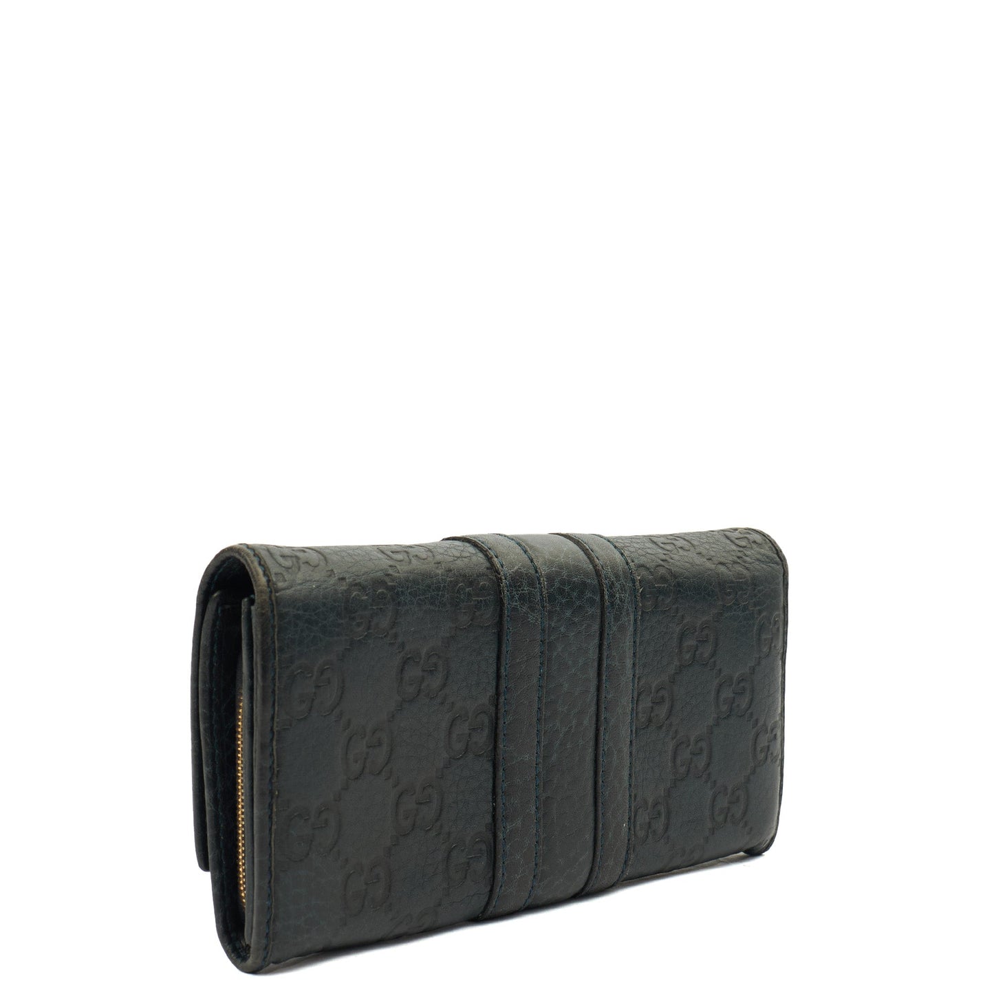 Gucci Purse Marmont Purse in Navy, Leather — Back View