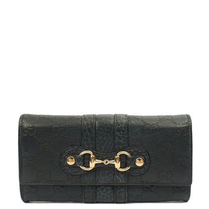 Gucci Purse Marmont Purse in Navy, Leather — Front View