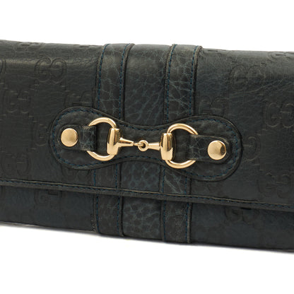 Gucci Purse Marmont Purse in Navy, Leather — Side View
