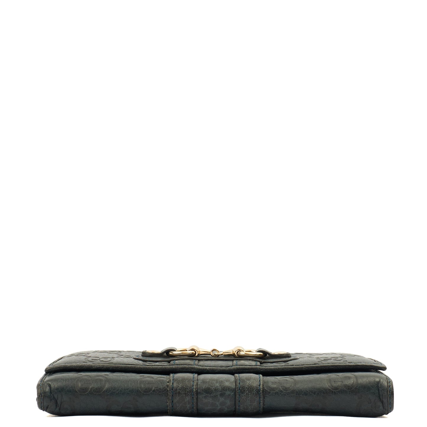 Gucci Purse Marmont Purse in Navy, Leather — Detail View
