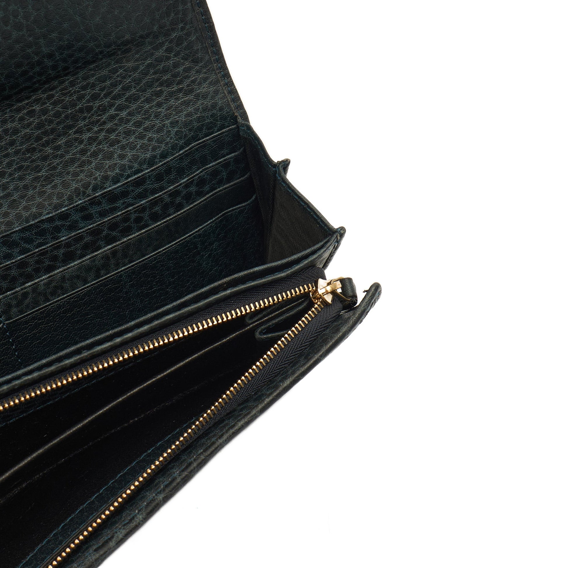 Gucci Purse Marmont Purse in Navy, Leather — Lifestyle View