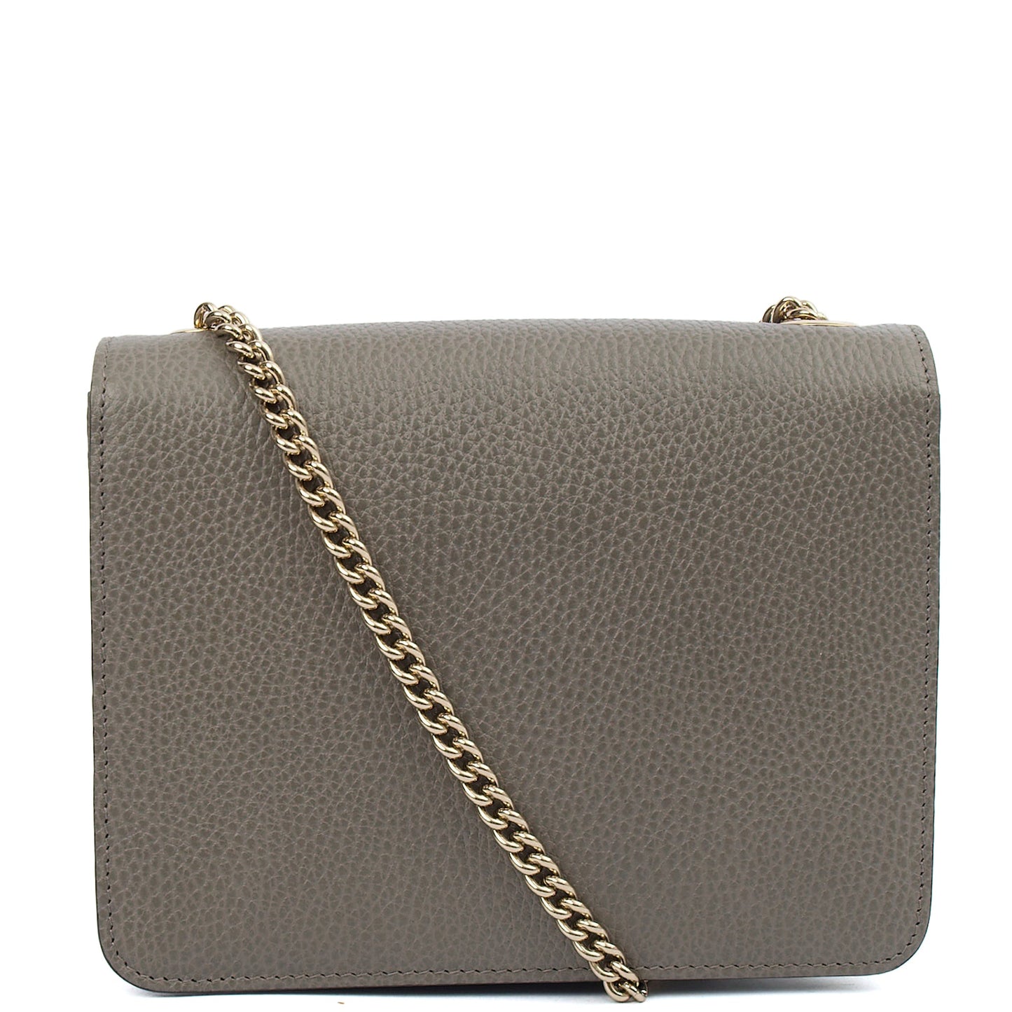 Gucci Cross Body Dollar Interlocking GG Bag - Small in Grey, Leather — Alternate View 10