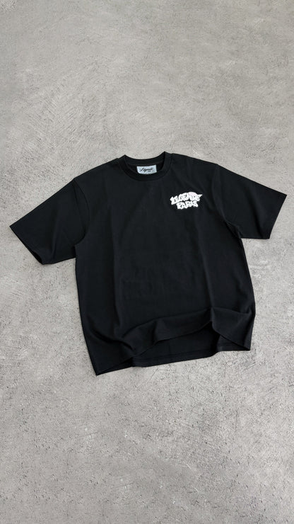 Legende Paris GAME IS RIGGED T-SHIRT - BLACK — XS — Detail View