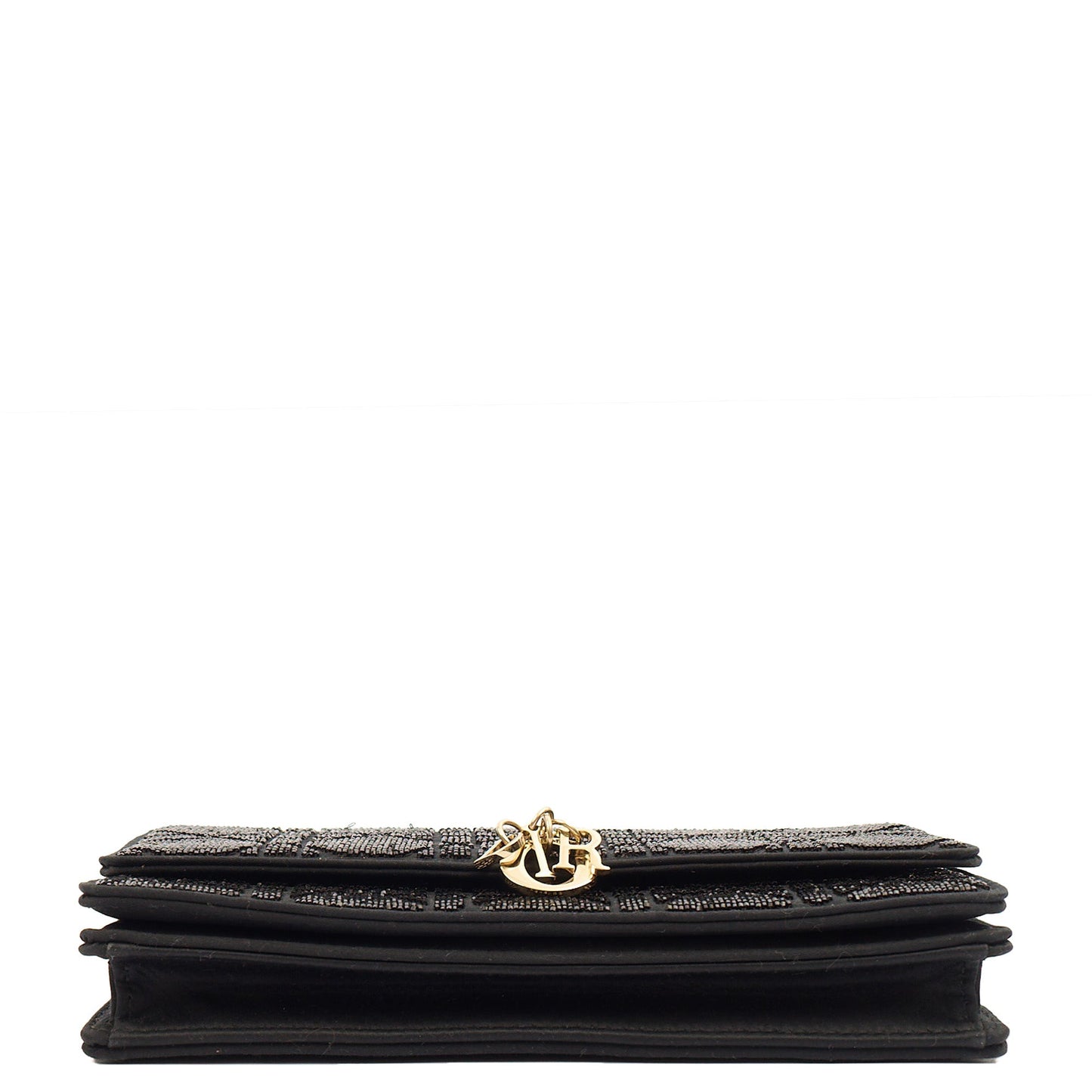 Christian Dior Cross Body My Dior Daily Chain Pouch in Black, Dior Oblique Embroidery — Alternate View 11