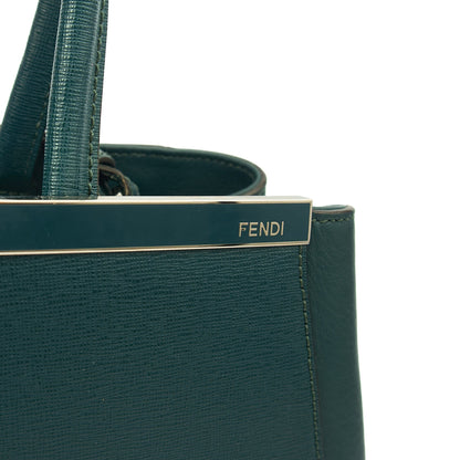 Fendi Tote 2Jour - Medium  in Green, Leather — Alternate View 13