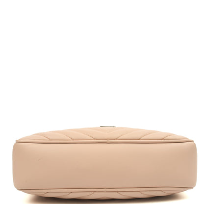 Saint Laurent Cross Body Lou Camera in Neutral, Calfskin Leather — Alternate View 10