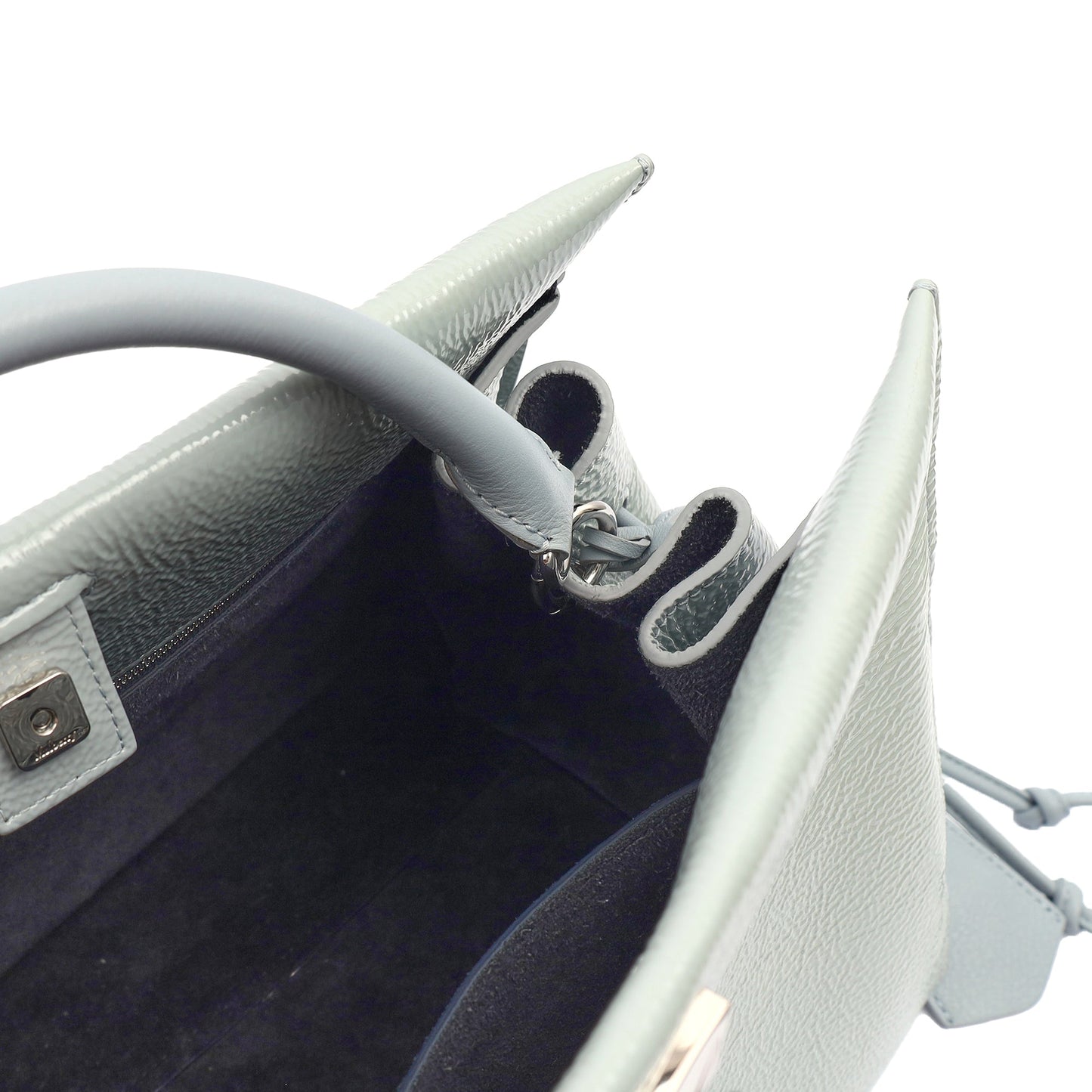 Mulberry Tote Iris - Large in Blue, Patent Leather — Alternate View 11