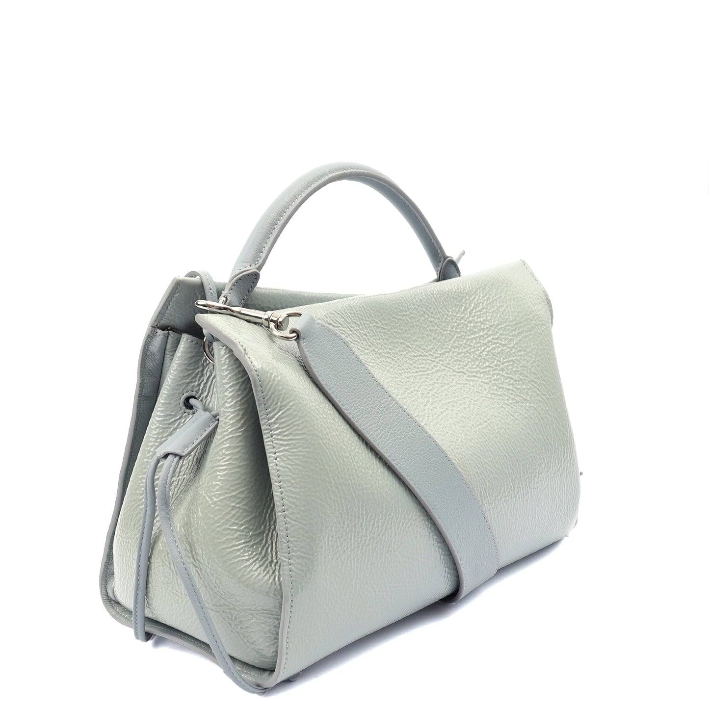 Mulberry Tote Iris - Large in Blue, Patent Leather — Alternate View 14