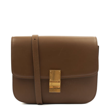 Celine Cross Body Box Bag - Medium in Brown, Box Calfskin — Alternate View 8