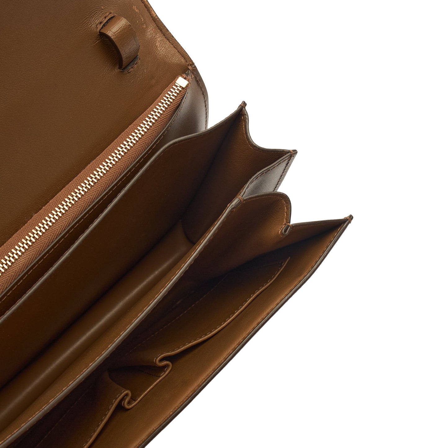 Celine Cross Body Box Bag - Medium in Brown, Box Calfskin — Alternate View 14
