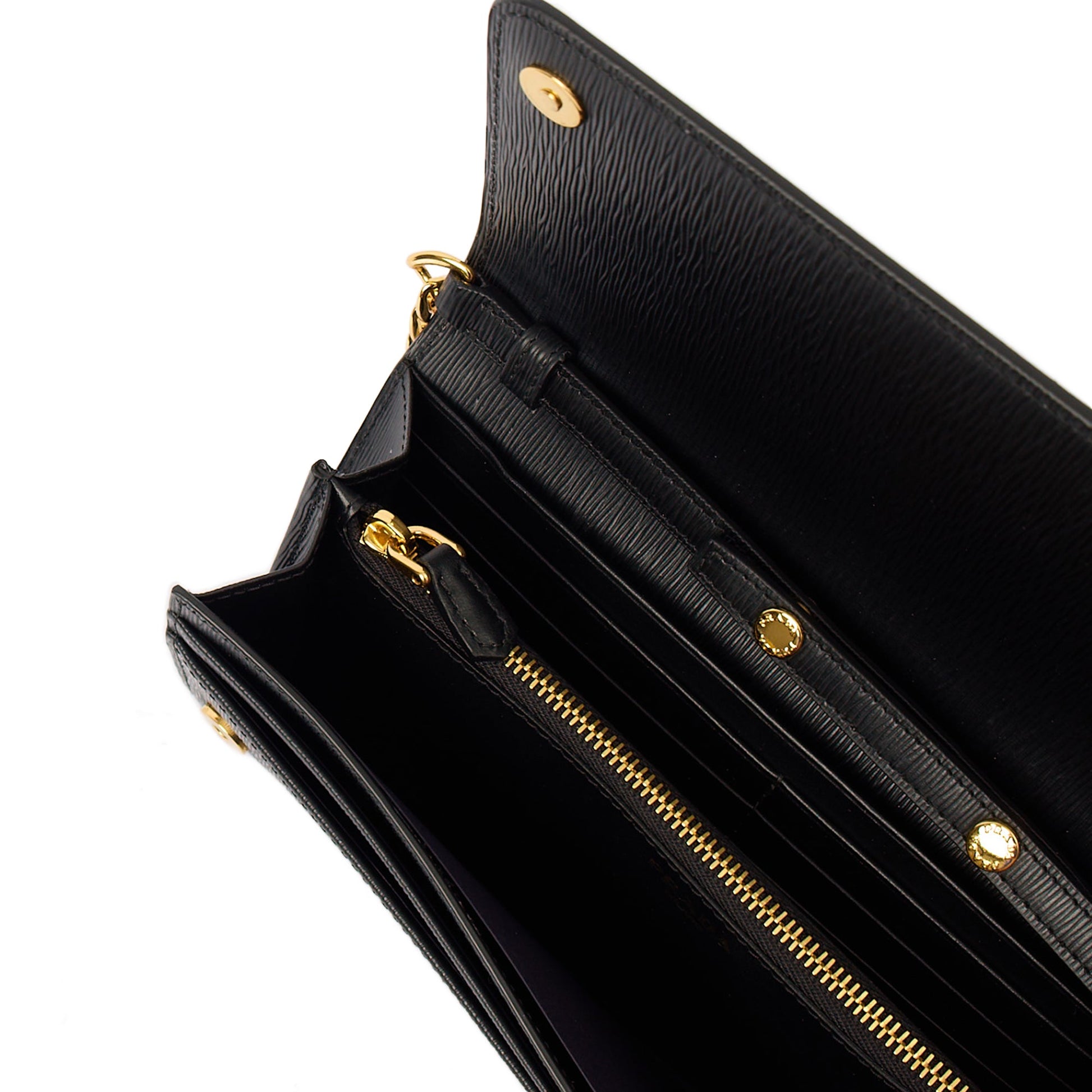 Prada Cross Body Shoulder Bag in Black, Leather — Alternate View 8