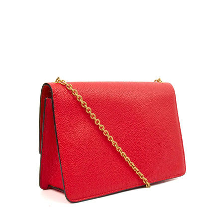 Mulberry Cross Body Darley Shoulder Bag  in Fiery Red, Leather — Alternate View 9