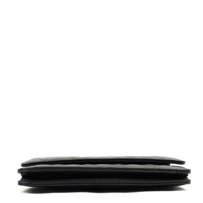Chanel Cross Body Wallet on Chain in Black, Caviar Leather — Alternate View 14