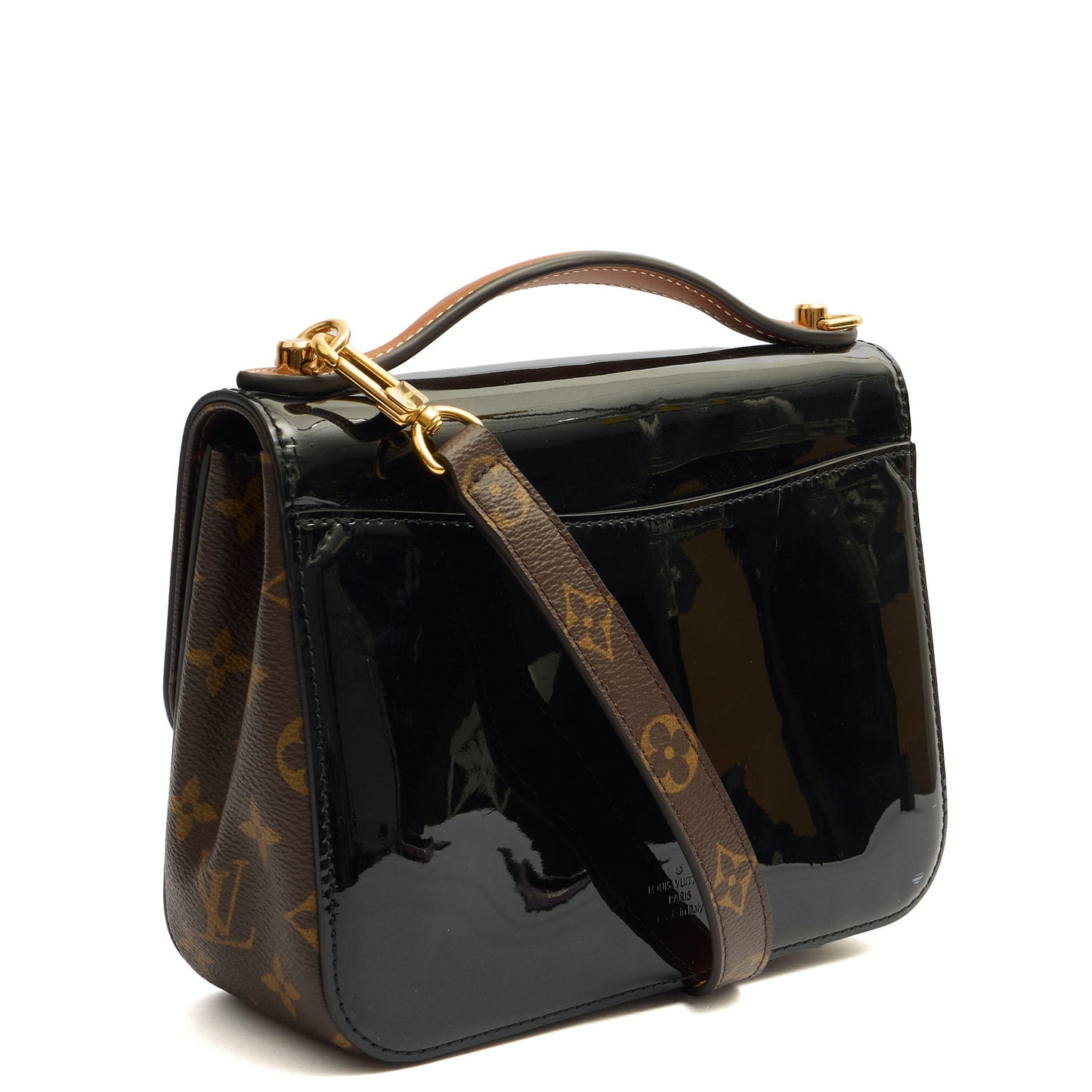 Louis Vuitton Cross Body Cherrywood BB in Black, Patent Leather — Alternate View 14