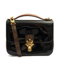 Louis Vuitton Cross Body Cherrywood BB in Black, Patent Leather — Front View
