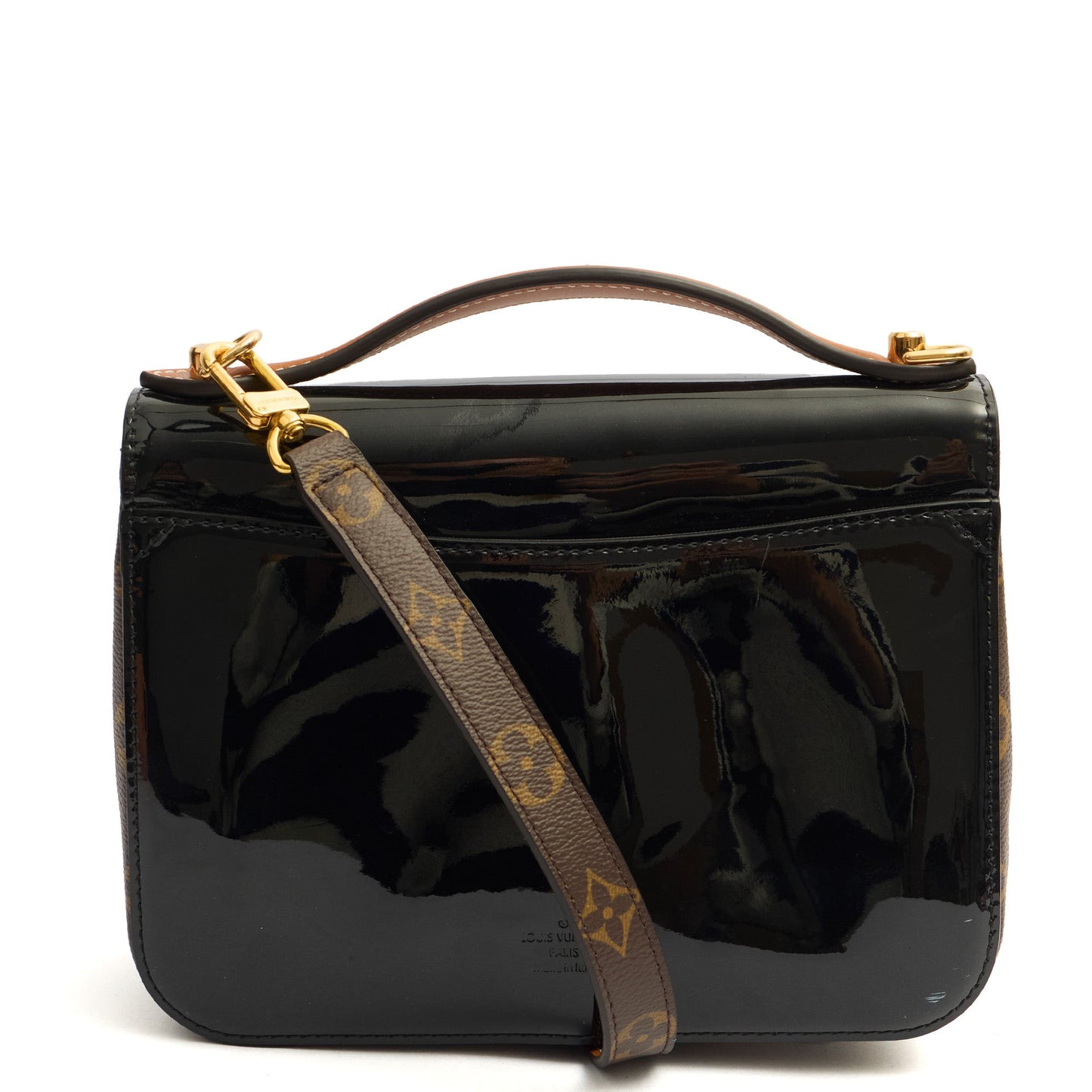 Louis Vuitton Cross Body Cherrywood BB in Black, Patent Leather — Alternate View 9