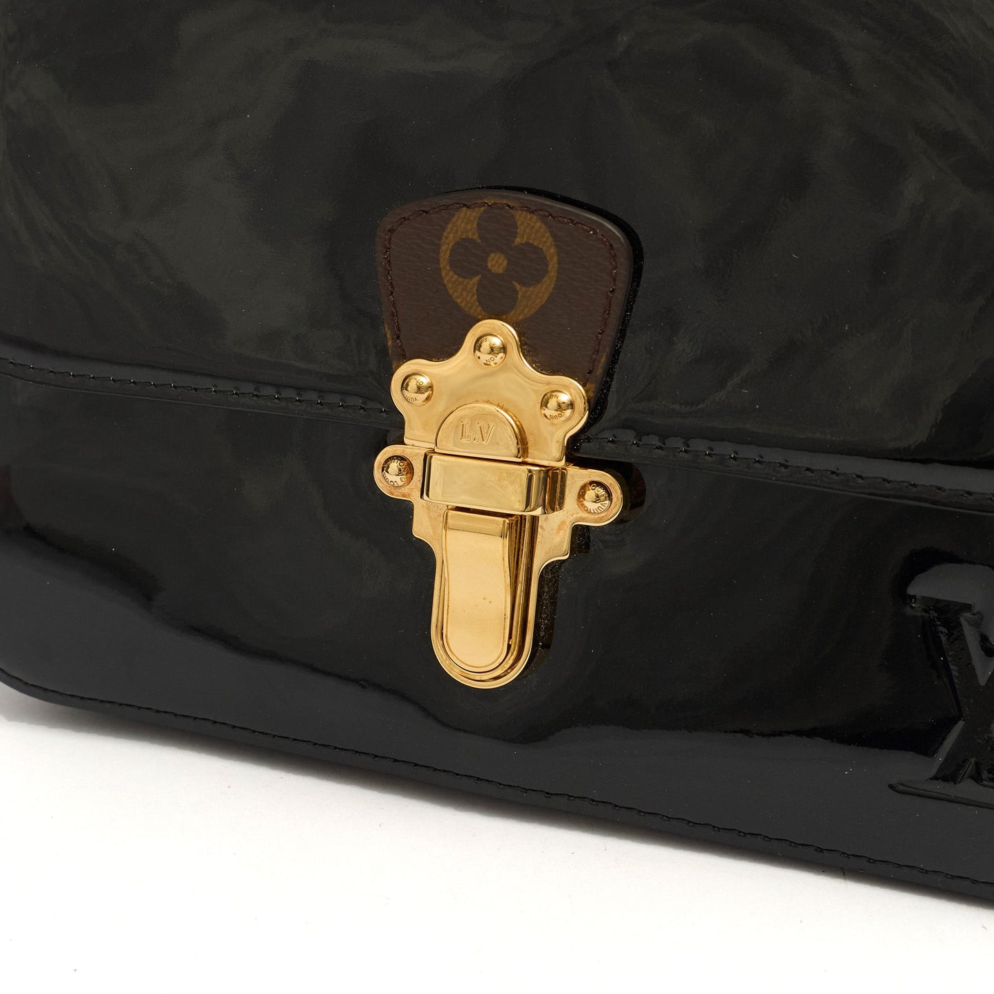 Louis Vuitton Cross Body Cherrywood BB in Black, Patent Leather — Alternate View 12
