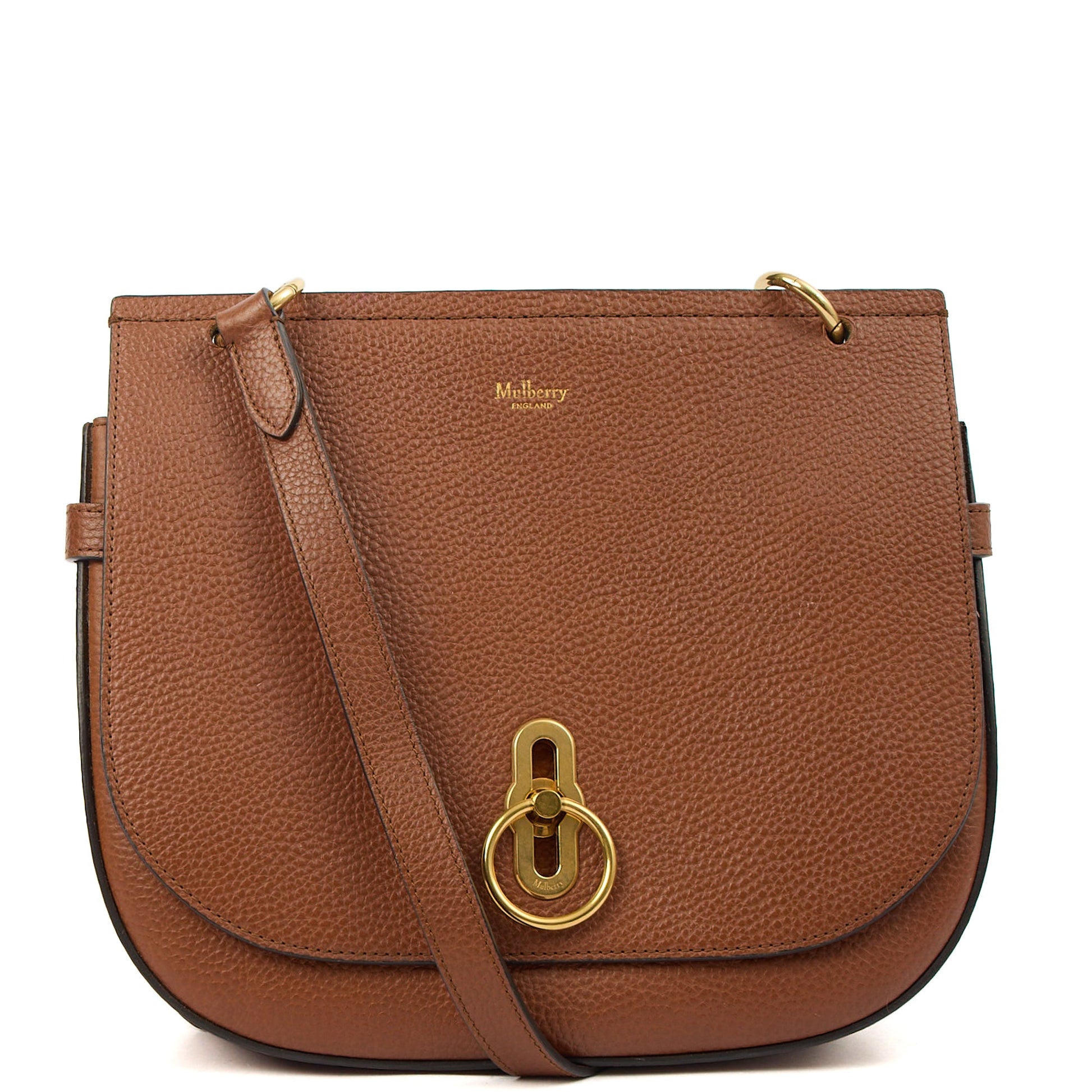 Mulberry Cross Body Amberley in Oak, Calfskin Leather — Front View
