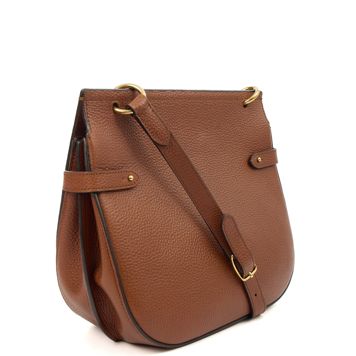 Mulberry Cross Body Amberley in Oak, Calfskin Leather — Back View