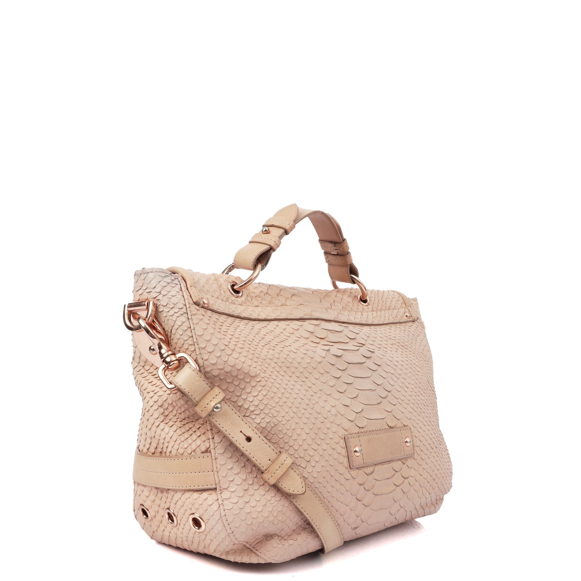 Mulberry Tote Tillie Satchel  in Pink, Exotic Effect Leather — Alternate View 9