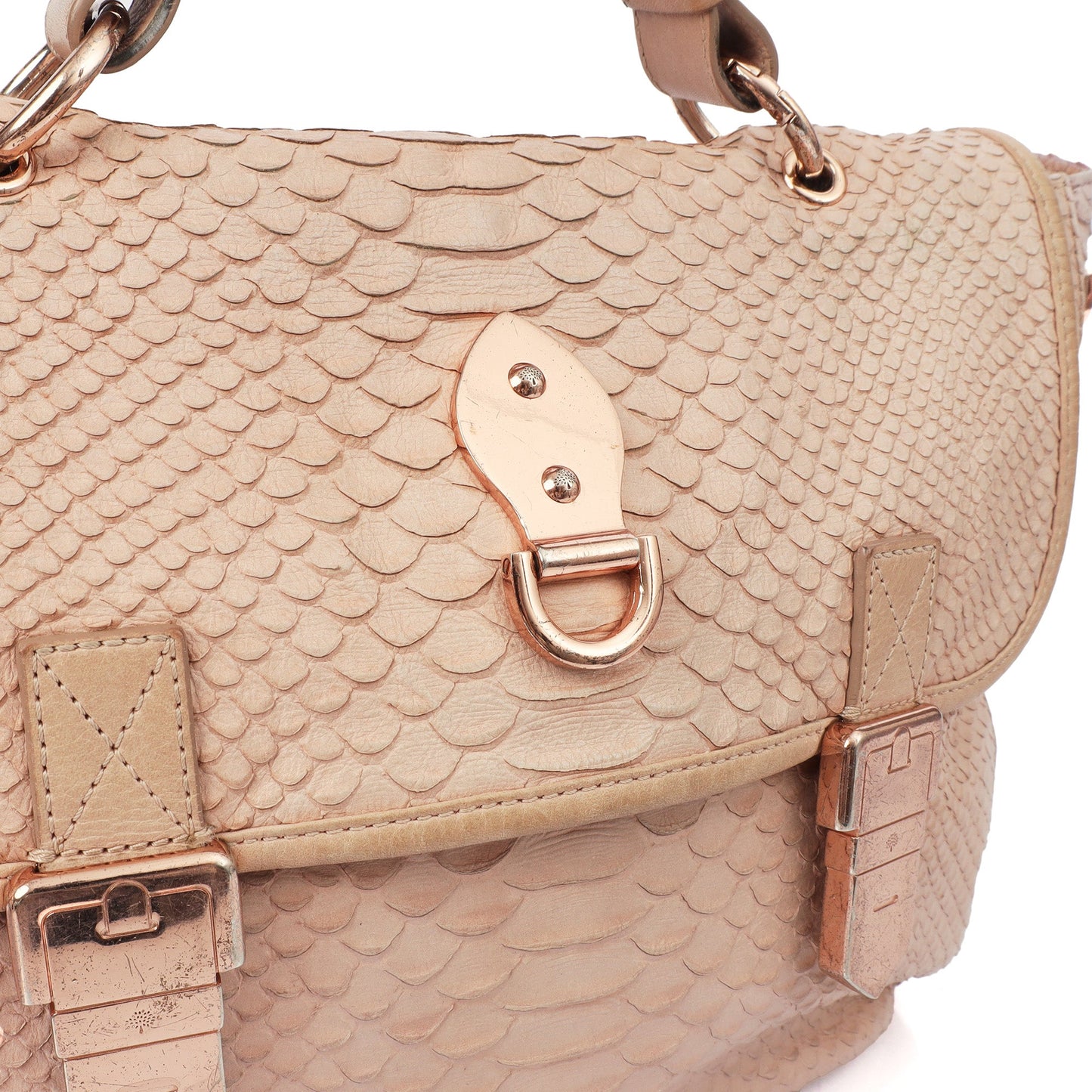 Mulberry Tote Tillie Satchel  in Pink, Exotic Effect Leather — Alternate View 20