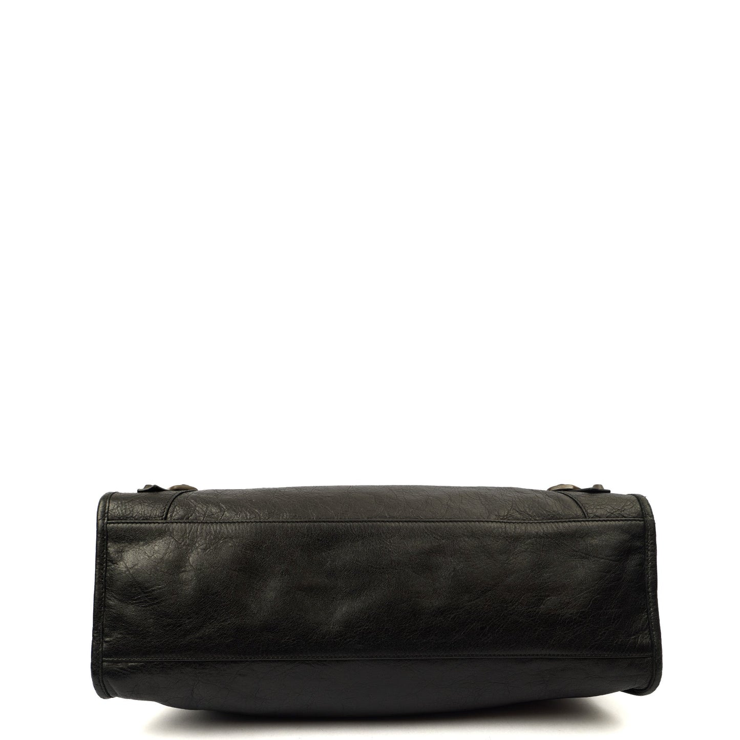 Balenciaga Shoulder Bag Classic City - Medium in Black, Leather — Top View