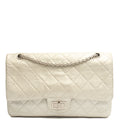Chanel Shoulder Bag 2.55 Reissue - Maxi in Metallic, Lambskin Leather — Front View