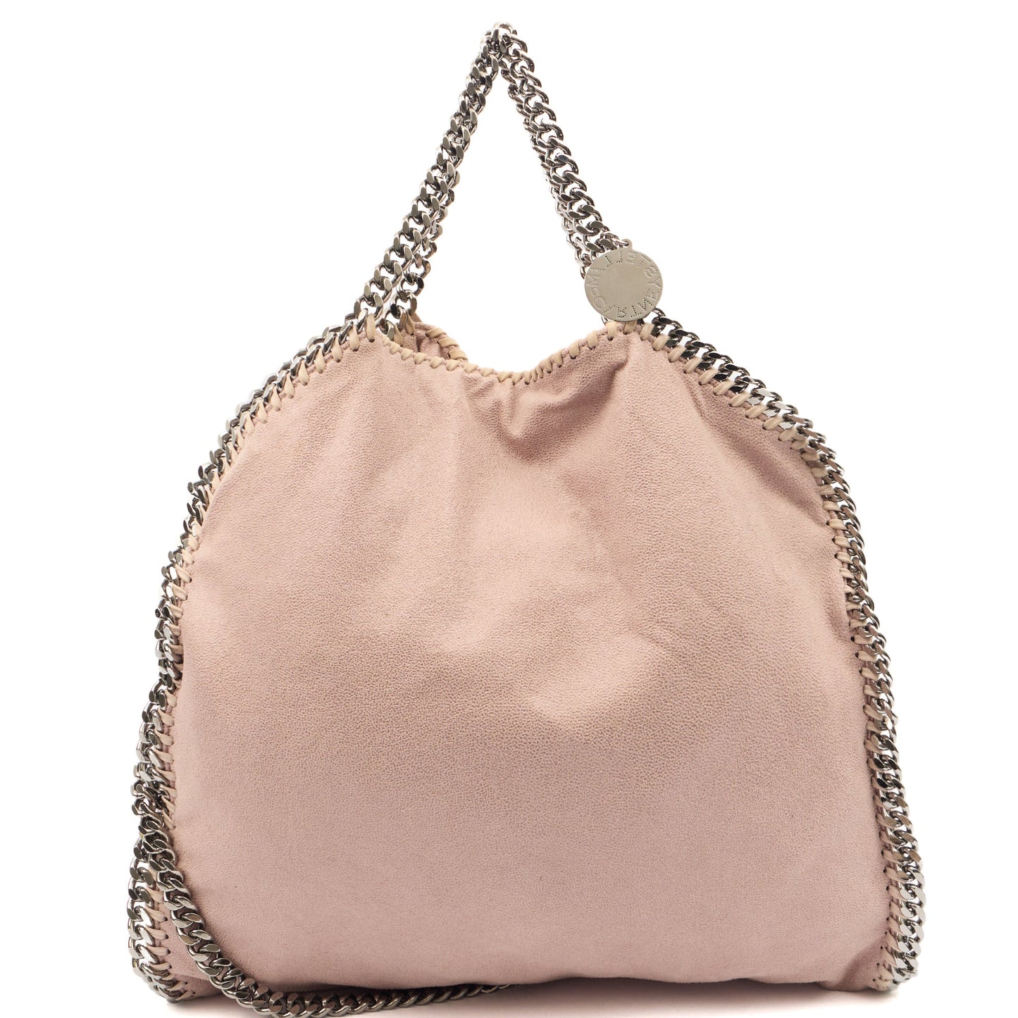 Stella McCartney Tote Falabella Tote in Pink, Vegan Leather — Front View