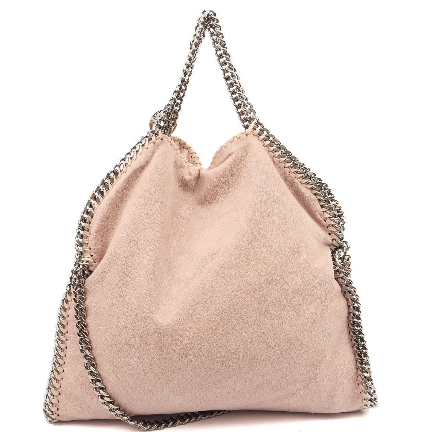 Stella McCartney Tote Falabella Tote in Pink, Vegan Leather — Back View