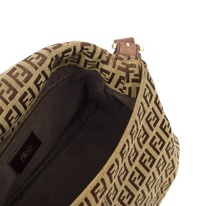 Fendi Shoulder Bag Mama in Zucca FF, Canvas — Detail View
