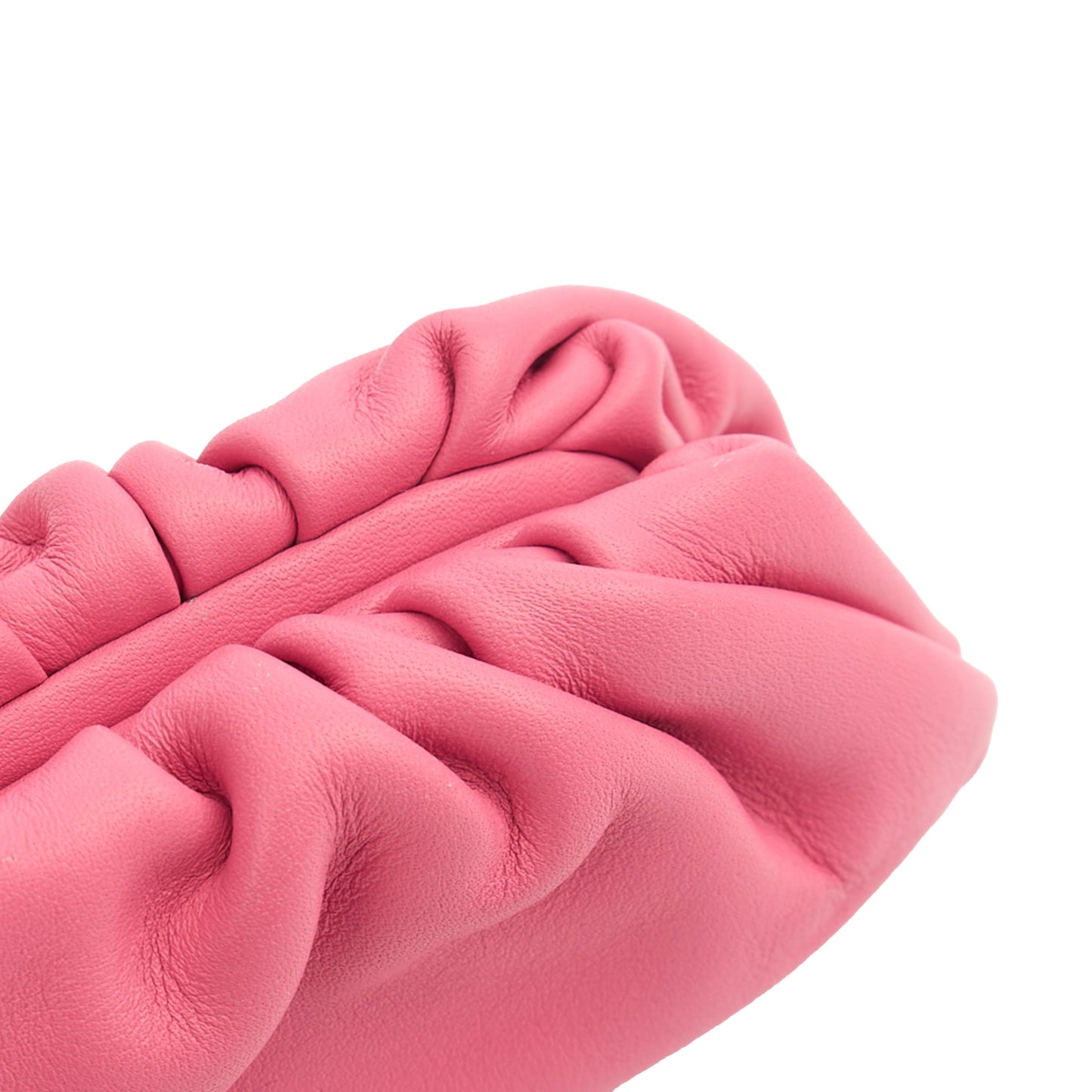 Bottega Veneta Mini Bag The Pouch - Mini in Pink, Leather — Detail View