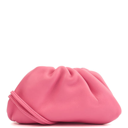 Bottega Veneta Mini Bag The Pouch - Mini in Pink, Leather — Front View