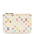 Louis Vuitton Key Ring Cles Pochette in Multicolor Monogram, Canvas — Front View