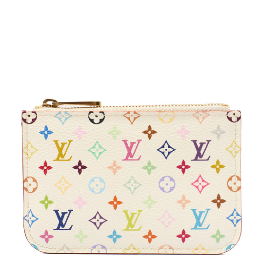 Louis Vuitton Key Ring Cles Pochette in Multicolor Monogram, Canvas — Front View