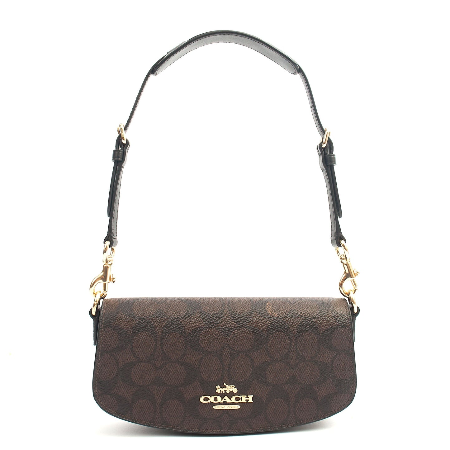 Coach Shoulder Bag Andrea Carryall in Brown, Leather — Alternate View 9