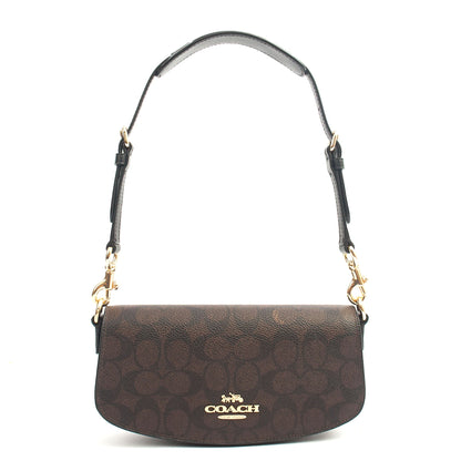 Coach Shoulder Bag Andrea Carryall in Brown, Leather — Alternate View 9